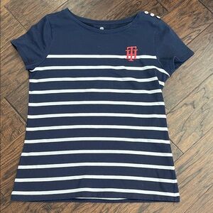 Tommy Hilfiger women’s Navy and White Striped Tee